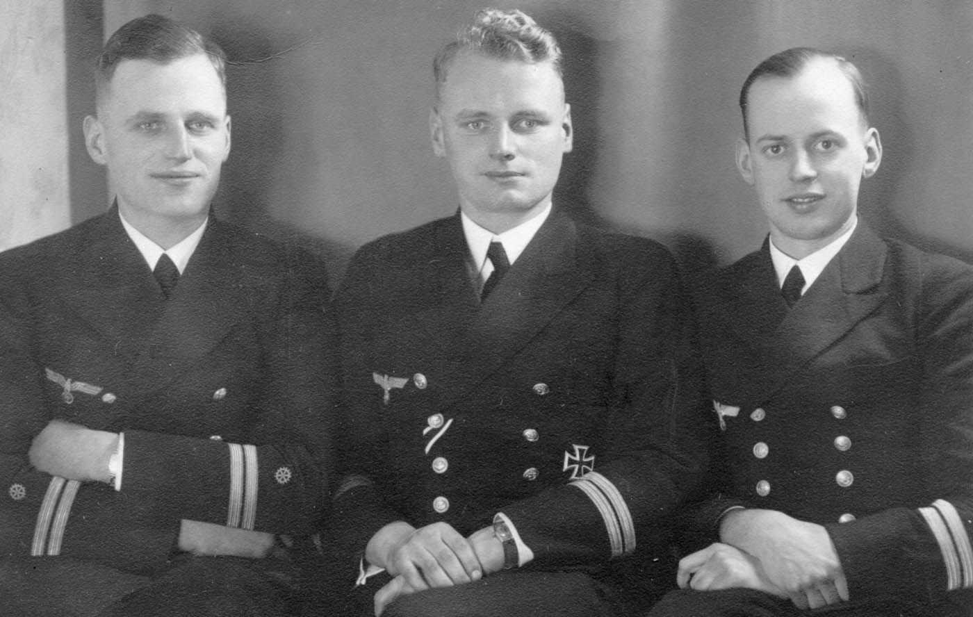 Bruno Köhler (rechts) mit seinen beiden Cousins Friedrich (links) und Reinhold Körner (Mitte), das Foto stammt aus dem Jahr 1940