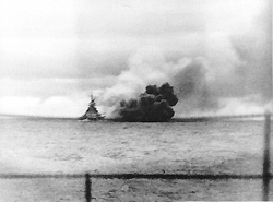 May 24th 1941: The Bismarck in battle with the HMS Hood